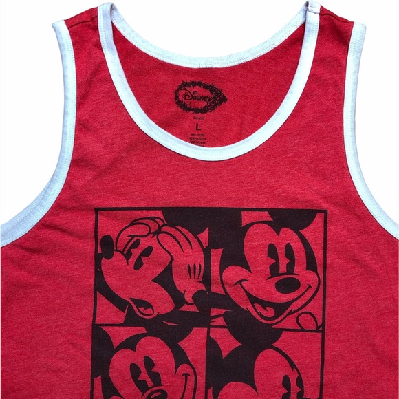 DISNEY Men’s Mickey Screen Printed Tank - Picture 4 of 5
